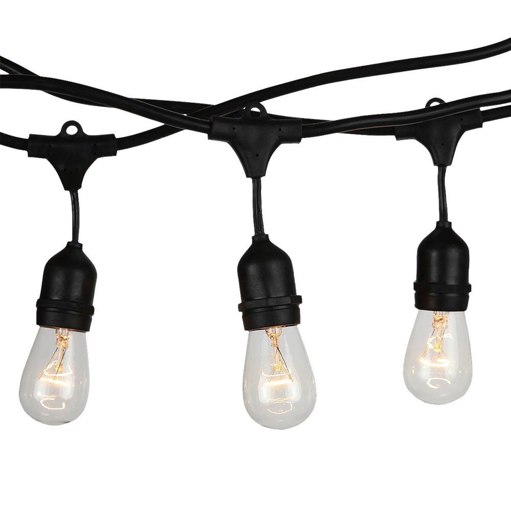 V-TAC VT-713 IP65 15x E27 LED STRING LIGHT WITH BS PLUG AND WP SOCKET