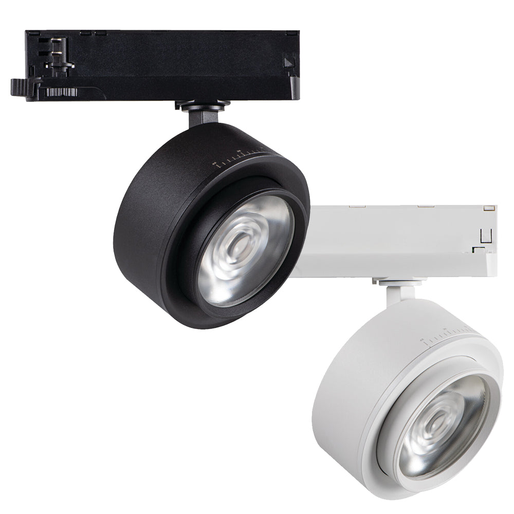 Kanlux BTL 3C 3 Circuit LED Angle Adjustable Track Rail Mounted Head Light - Warm & Neutral White - Decorative Spot Lighting