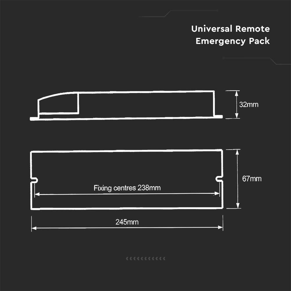 V-TAC 24W LED Emergency Kit (UK) - Reliable Backup Power for Emergency Lighting