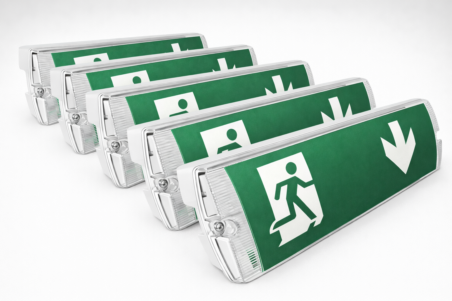 Emergency LED Bulkhead Light IP65 3W 6400K | 3-Hour Emergency Backup | Maintained / Non-Maintained | Commercial Emergency Lighting | Bulk Packs