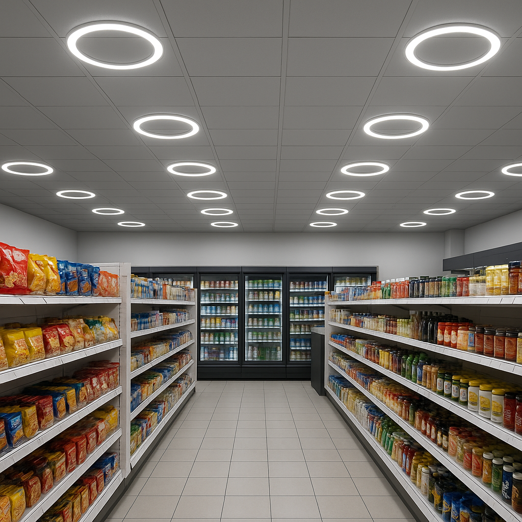 Kanlux AVAR O Round 600×600 LED Panel 40W – 4000K or 6500K | 5-Year Warranty