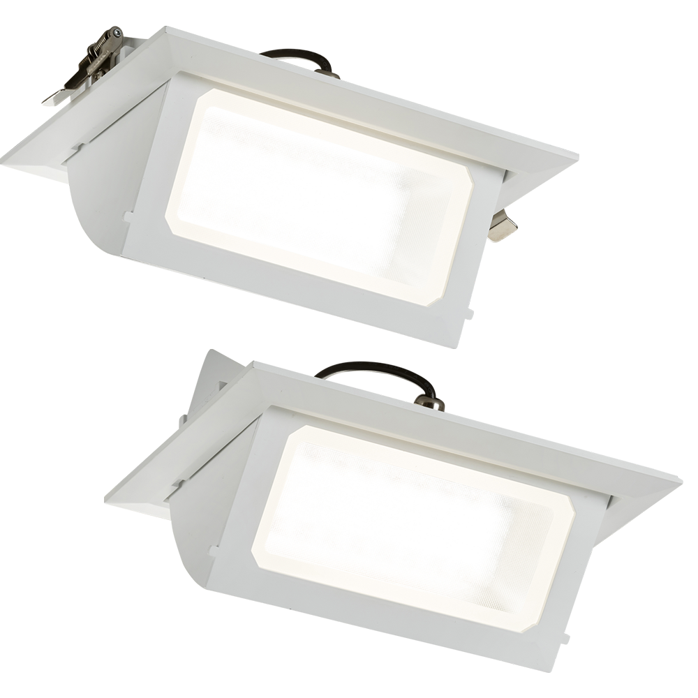 Knightsbridge SARA LED Recessed Wall washer CCT Tri Wattage Downlight