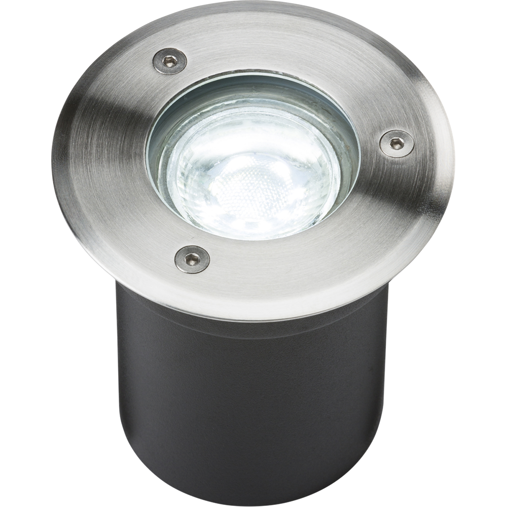 Knightsbridge 230V IP65 3W LED Stainless Steel Recessed Ground Light