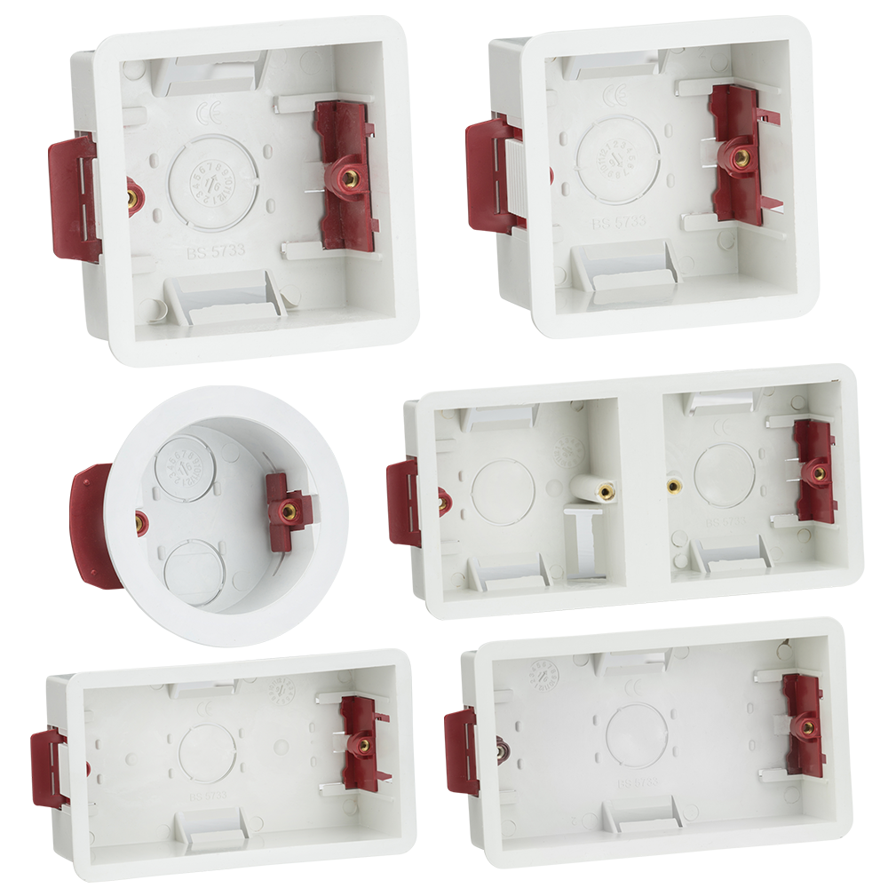 Knightsbridge Dry Lining Electrical Boxes Range Pack of 10