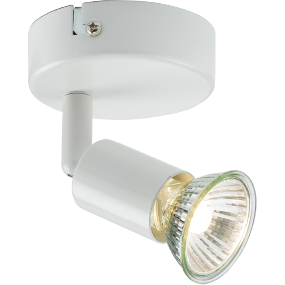 Knightsbridge 230V GU10 Single Spotlight -  White