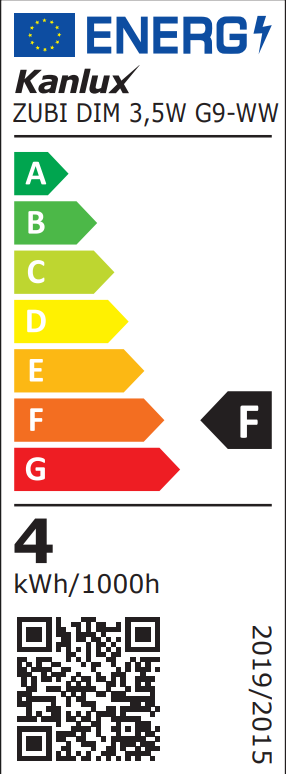 Kanlux G9 LED Bulb – Dimmable 3.5W (34W Eqv) 385lm | 3000K / 4000K / 6500K | Multi-Pack 5–50