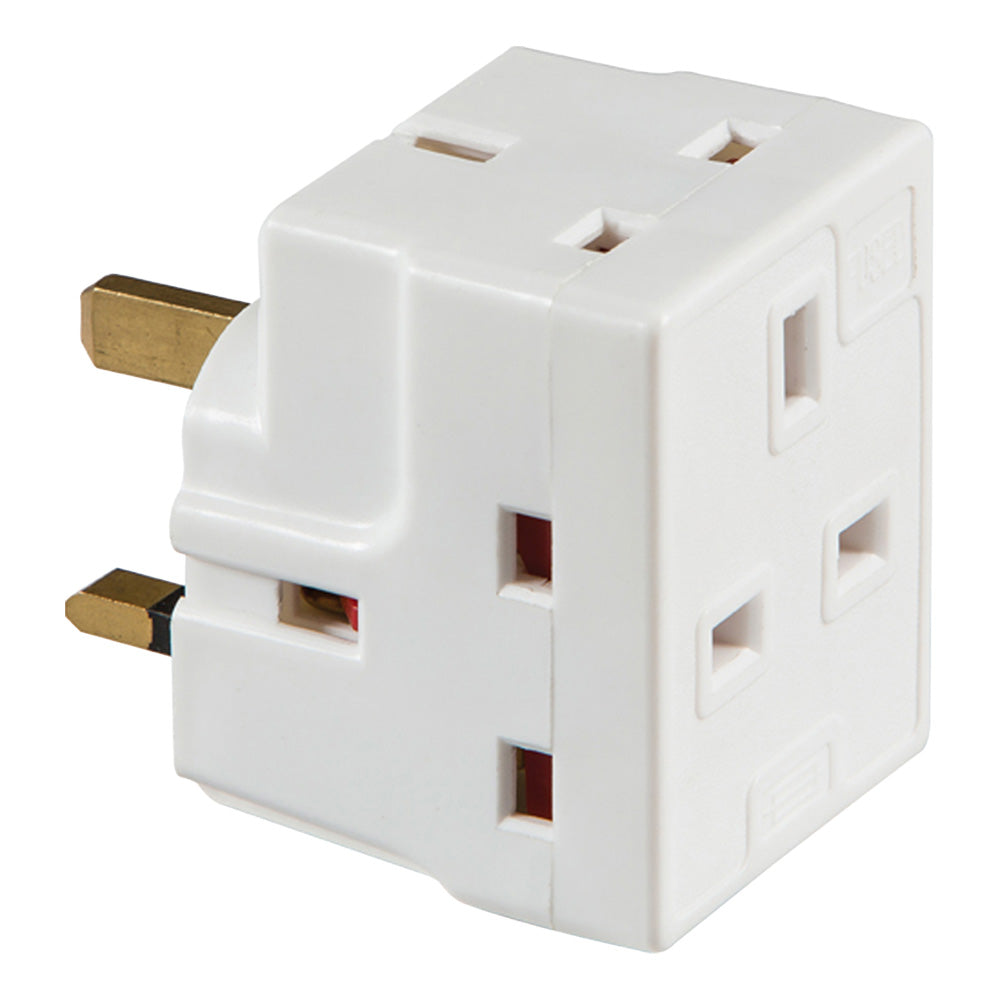 Knightsbridge 13A 2 & 3 way Fused & Unfused Main Adaptors