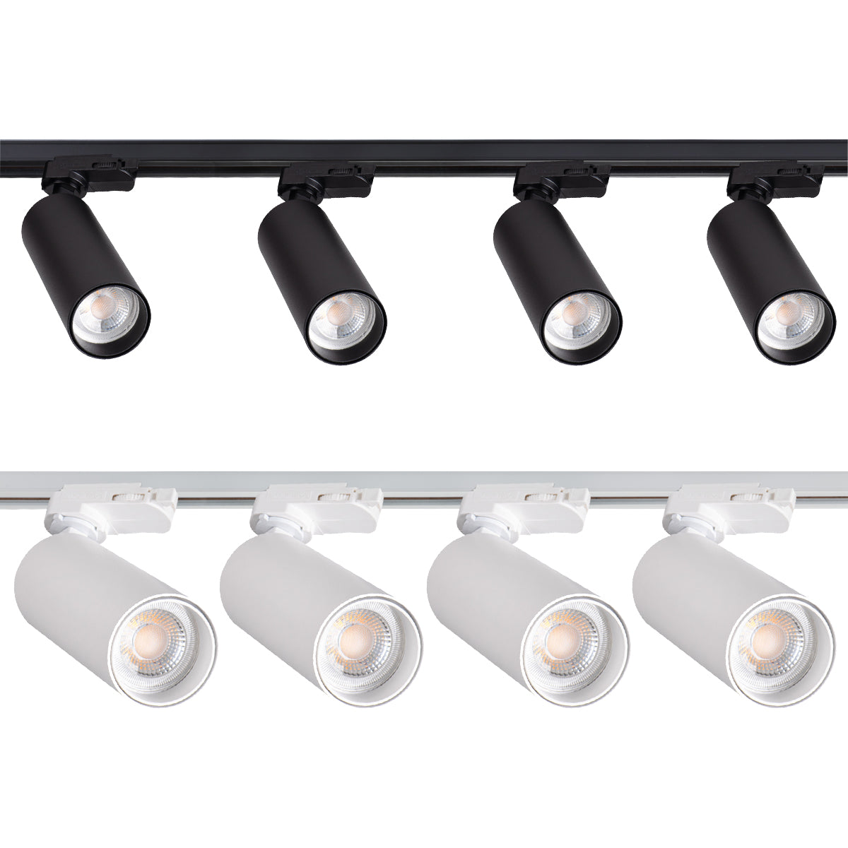 Kanlux ATL2 3 Circuit 1M - 5M Track Lighting Kit 2 - 10 Spot Head Light GU10 Adjustable Display