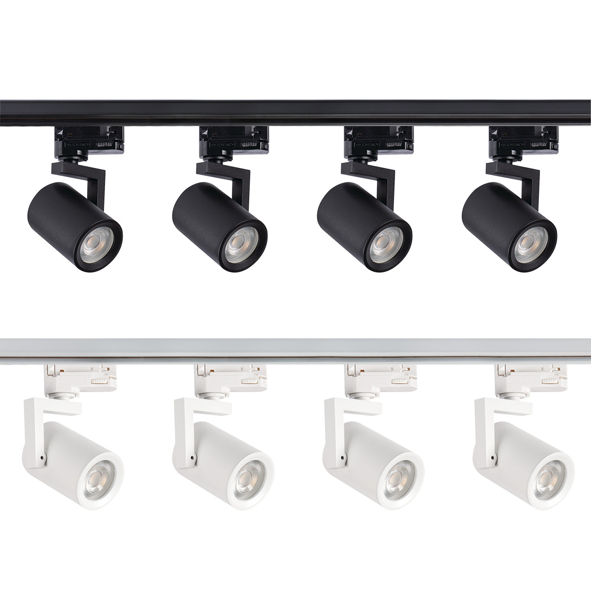 Kanlux ATL4 3 Circuit 1M - 5M Track Lighting Kit 2 - 10 GU10 Spotlight Head Adjustable Rail Light