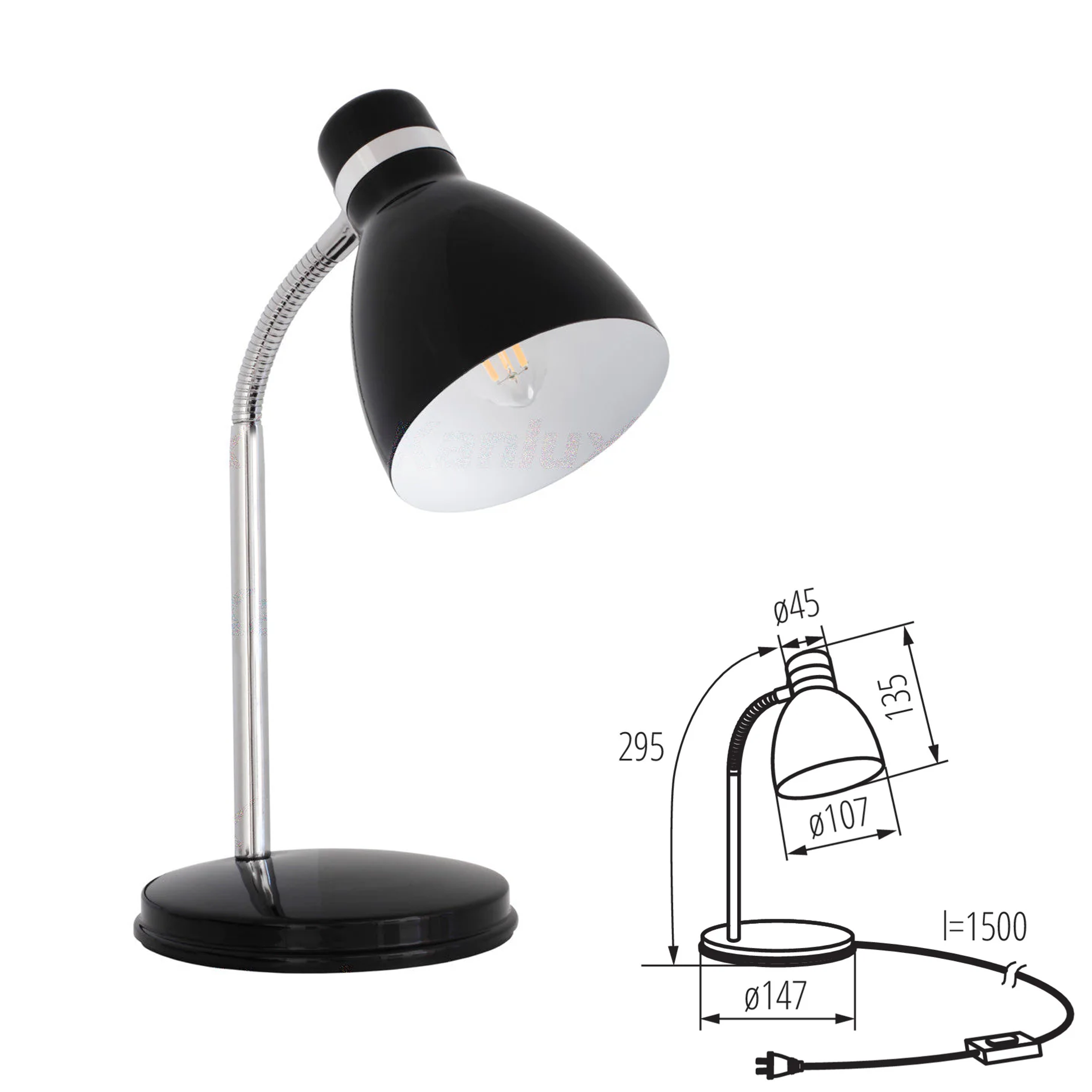 Kanlux Table Lamps Collection – Stylish, Adjustable, Dimmable LED & E27 Options