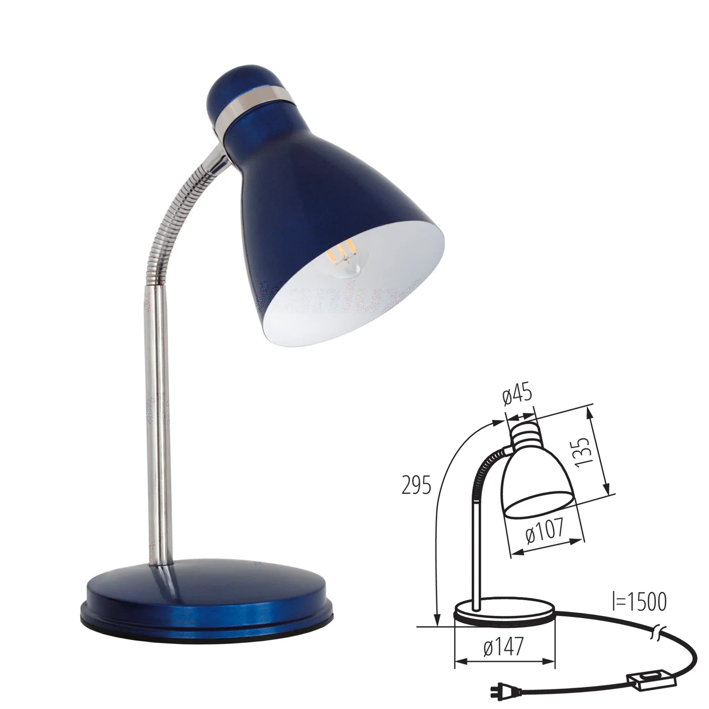 Kanlux Table Lamps Collection – Stylish, Adjustable, Dimmable LED & E27 Options