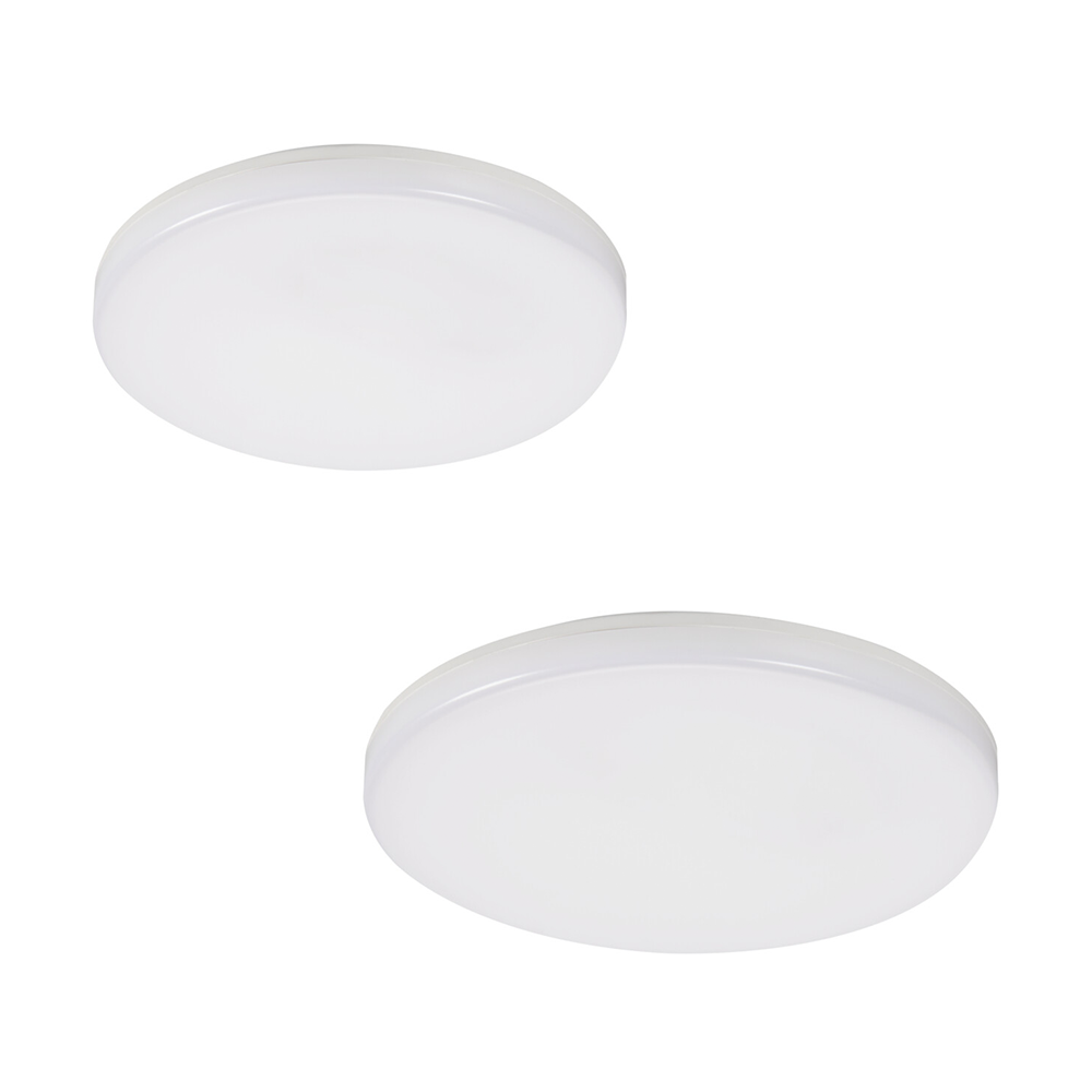 Kanlux IP54 DUNO PRO Ceiling-Mounted LED Bulkhead Light Fitting – 15W/24W, Neutral White, Outdoor/Indoor Use