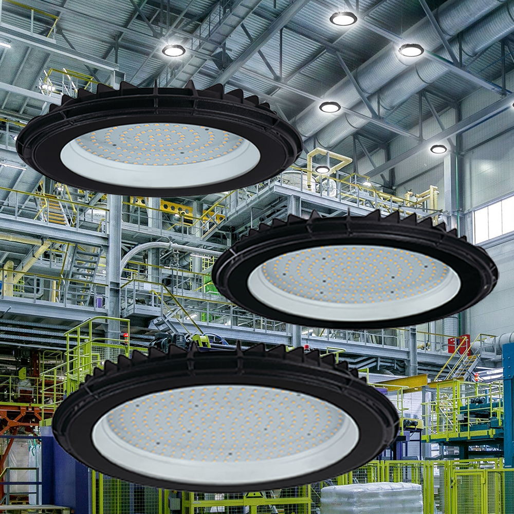 Kanlux HB UFO High Bay IP65 Waterproof LED Hibay Light for Industrial & Warehouse Lighting – 100W 150W 200W Neutral White