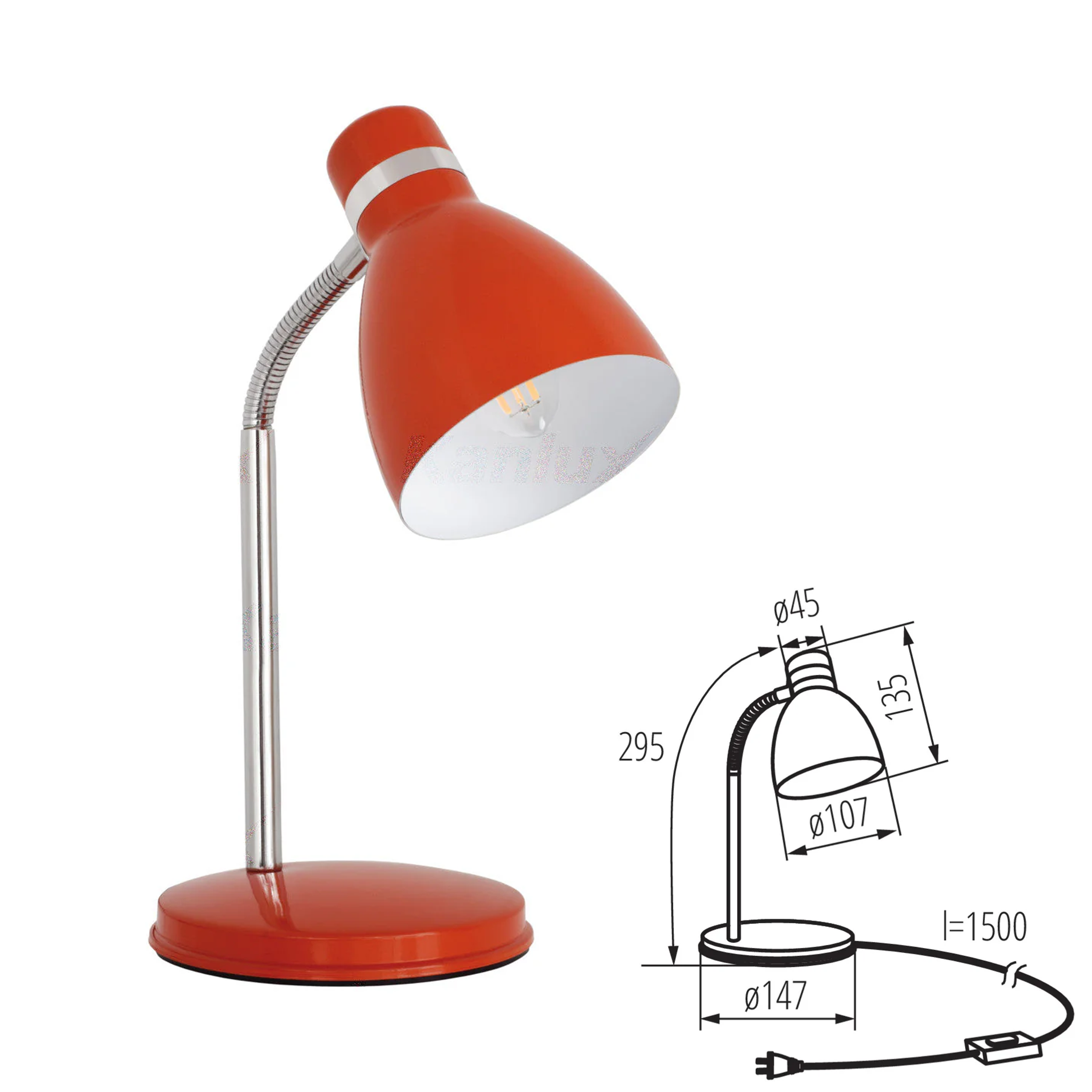 Kanlux Table Lamps Collection – Stylish, Adjustable, Dimmable LED & E27 Options