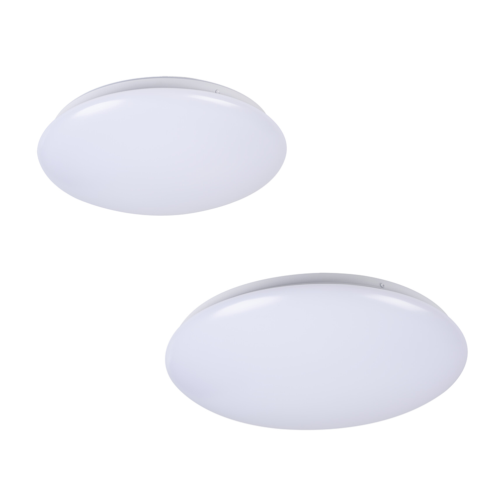 Kanlux IP44 CORSO LED Ceiling Mounted Bulkhead Light – 12W/18W/24W, Neutral White With Sensor Options - Hallway & Corridors