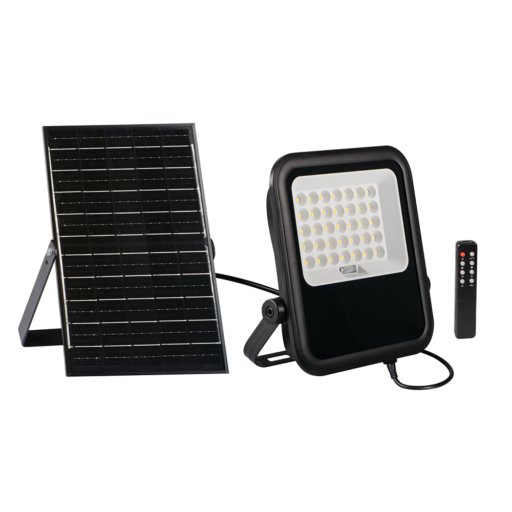 Kanlux FL SONE Solar LED Floodlight with Sensor - IP65 Adjustable Installation, 10W & 15W