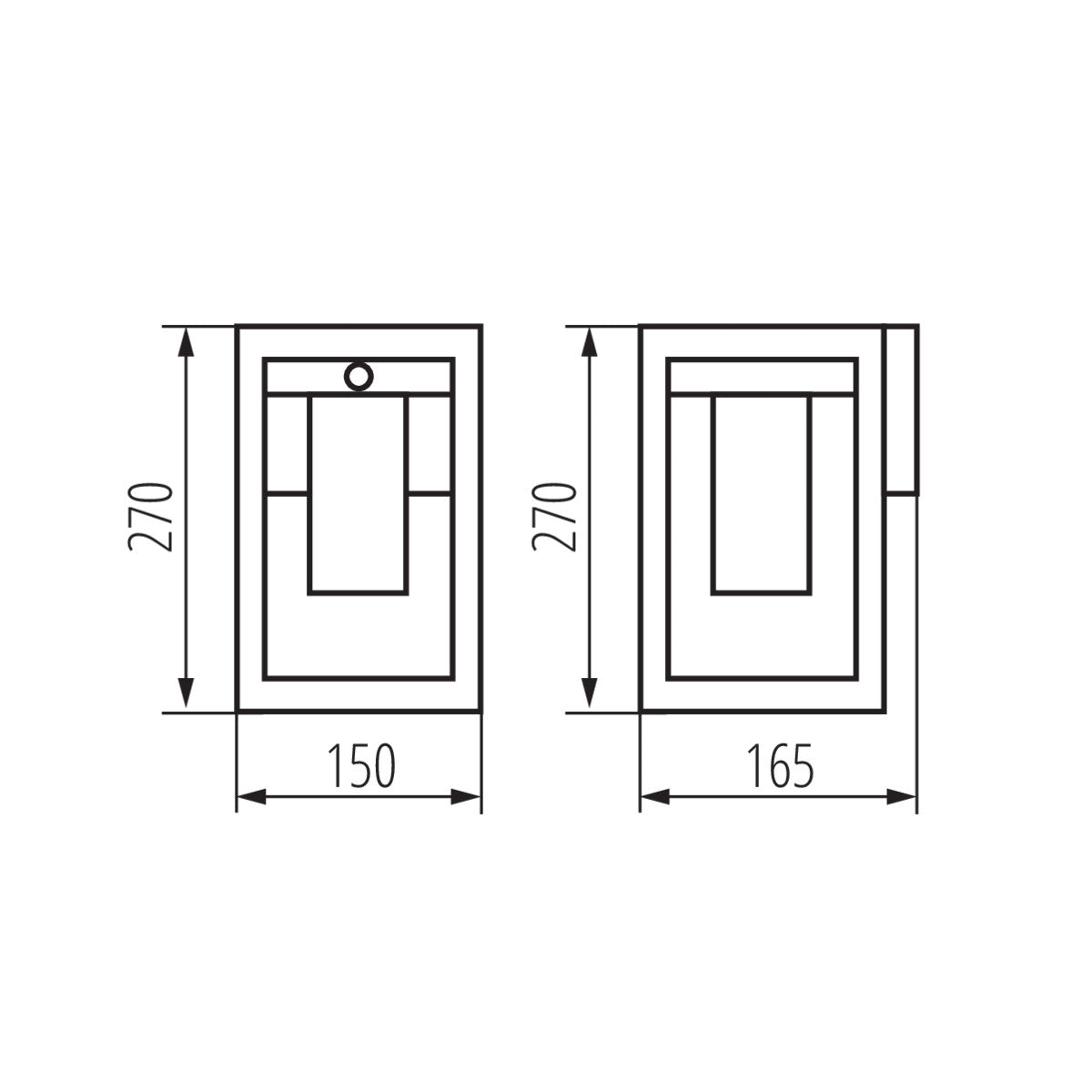 Kanlux VIMO IP44 Weatherproof Outdoor Garden Wall Light – With Colours & PIR Sensor Options