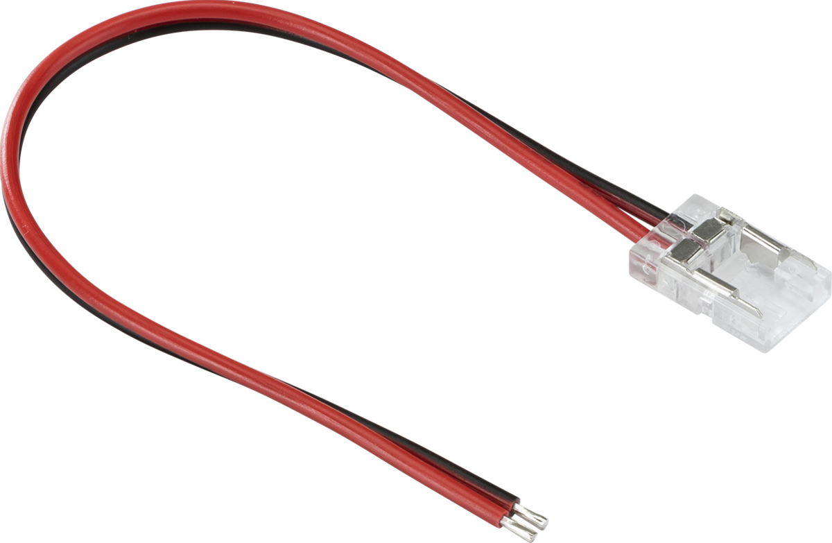 Knightsbridge 12V / 24V LED COB Flex Power Cable Connector - Single Colour