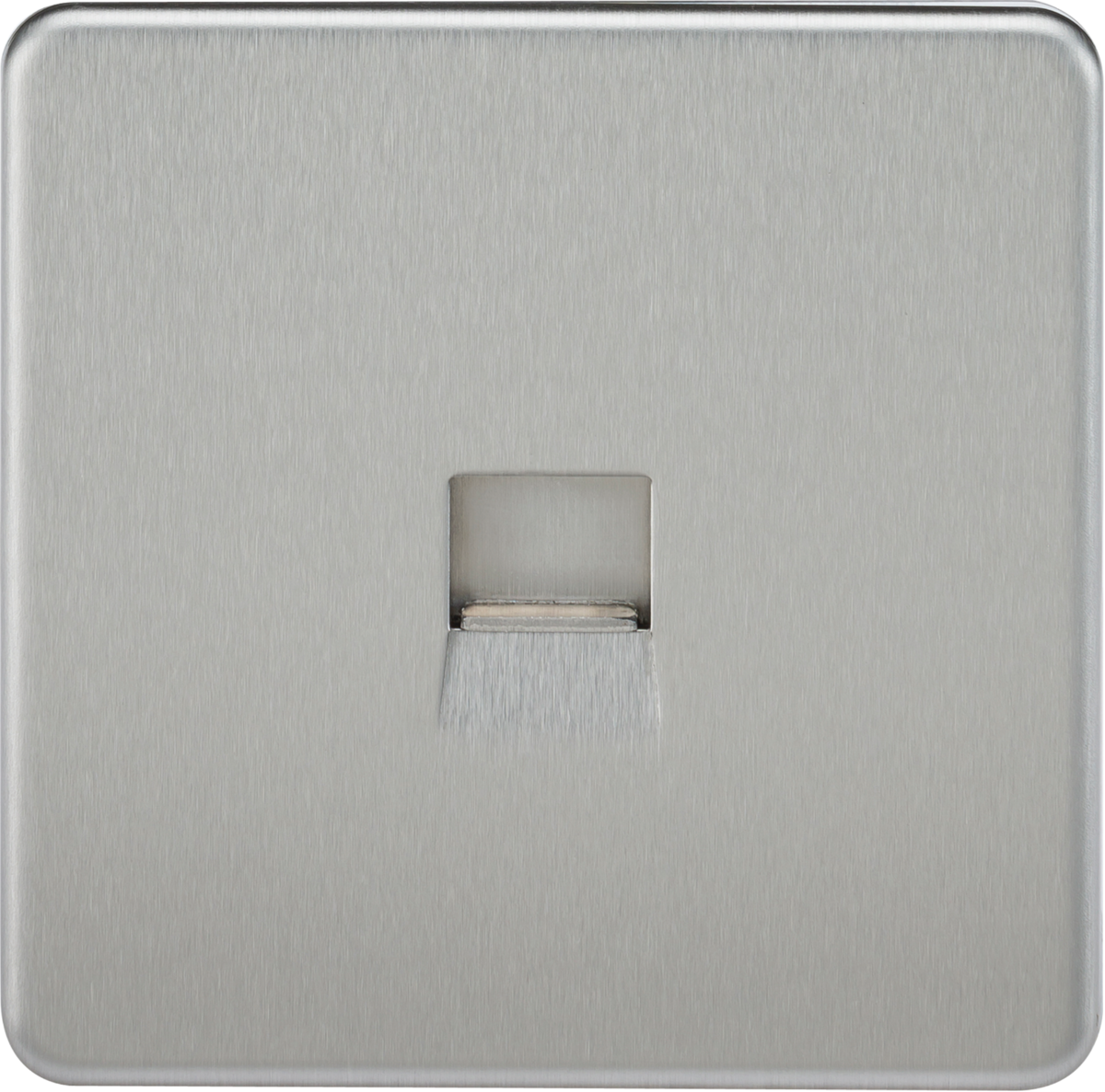 Knightsbridge Screwless Telephone Extension BT Type Socket Wall Plate