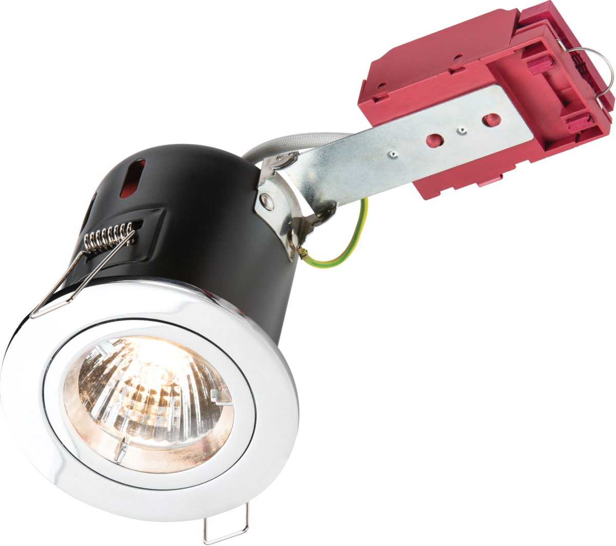 Knightsbridge 230V IP20 50W Fixed GU10 IC Fire Rated Downlight