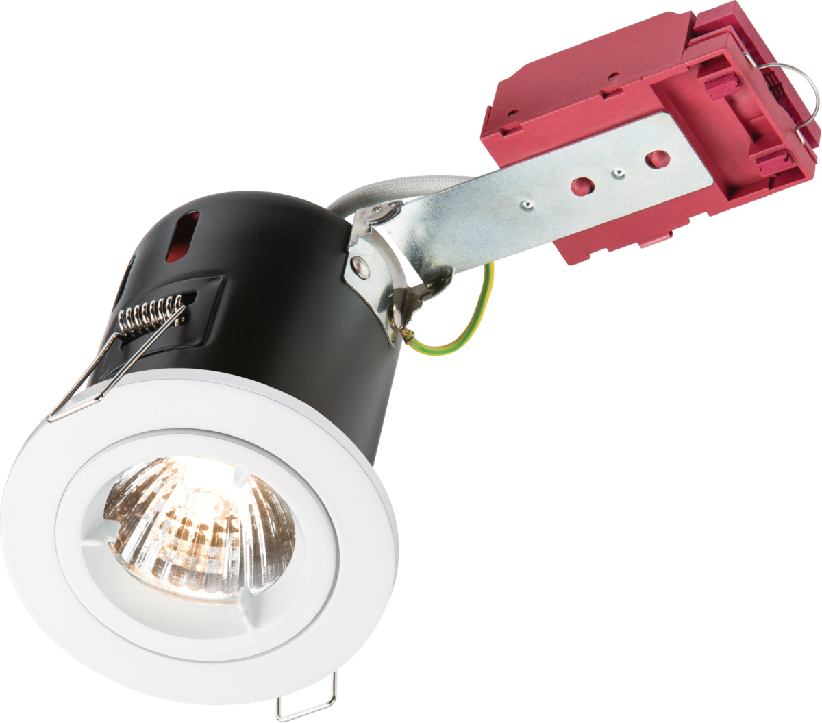 Knightsbridge 230V IP20 50W Fixed GU10 IC Fire Rated Downlight