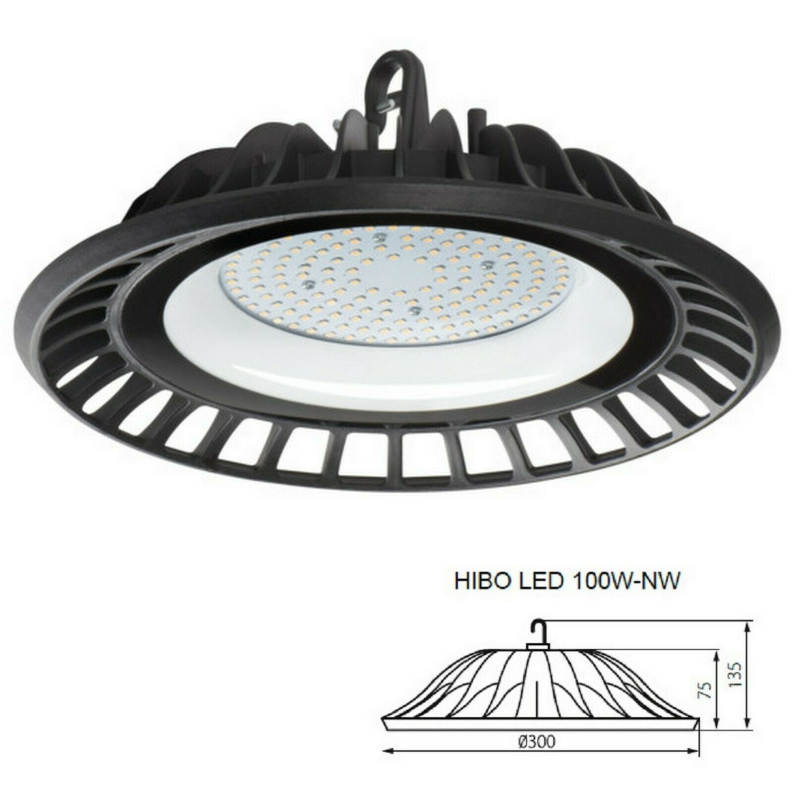 Kanlux HIBO LED Hibay High Low Hi Bay UFO IP65 Warehouse Light Bright Lumen