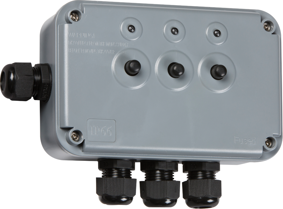 Knightsbridge IP66 13A 3G 5G Outdoor Waterproof Switch Box