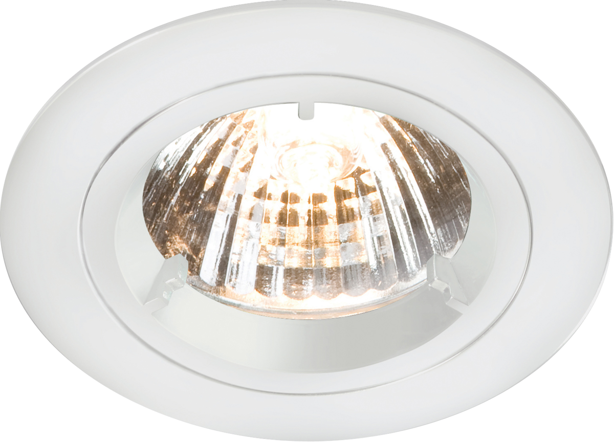 Knightsbridge IP20 230V GU10 Recessed Fixed Twist & Lock Downlight