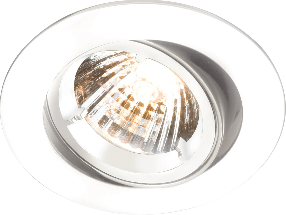 Knightsbridge IP20 230V GU10 Recessed Tilt Twist & Lock Downlight