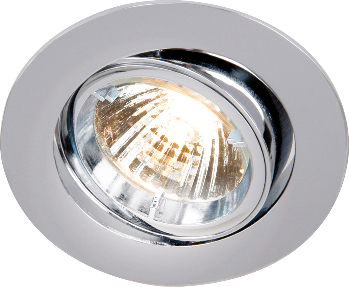 Knightsbridge IP20 230V GU10 Recessed Tilt Twist & Lock Downlight