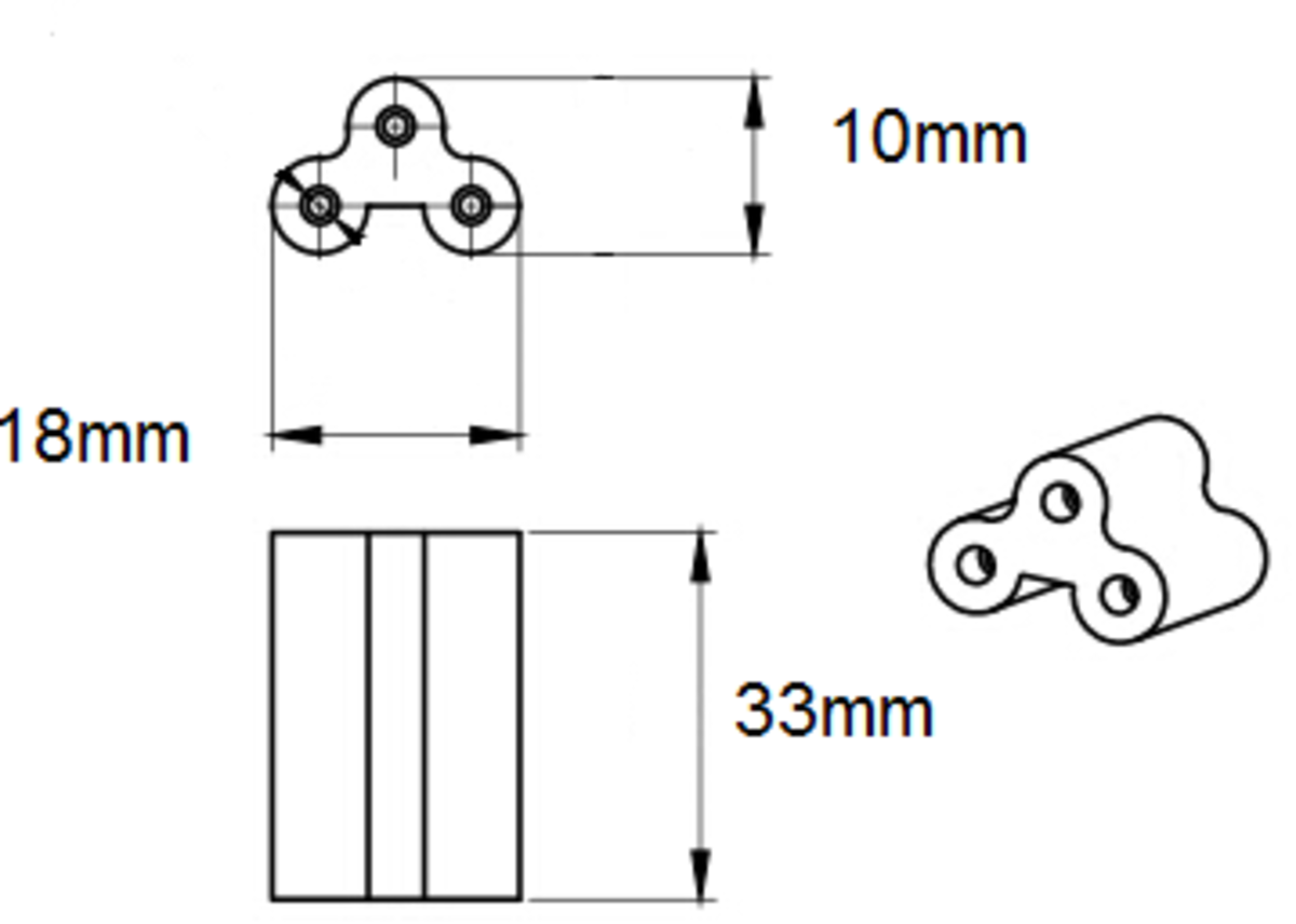 Knightsbridge Coupler - LED under cabinet