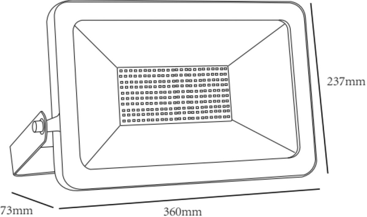 Knightsbridge FLP High Power Commercial LED Floodlights 230V IP65 100W 150W 200W