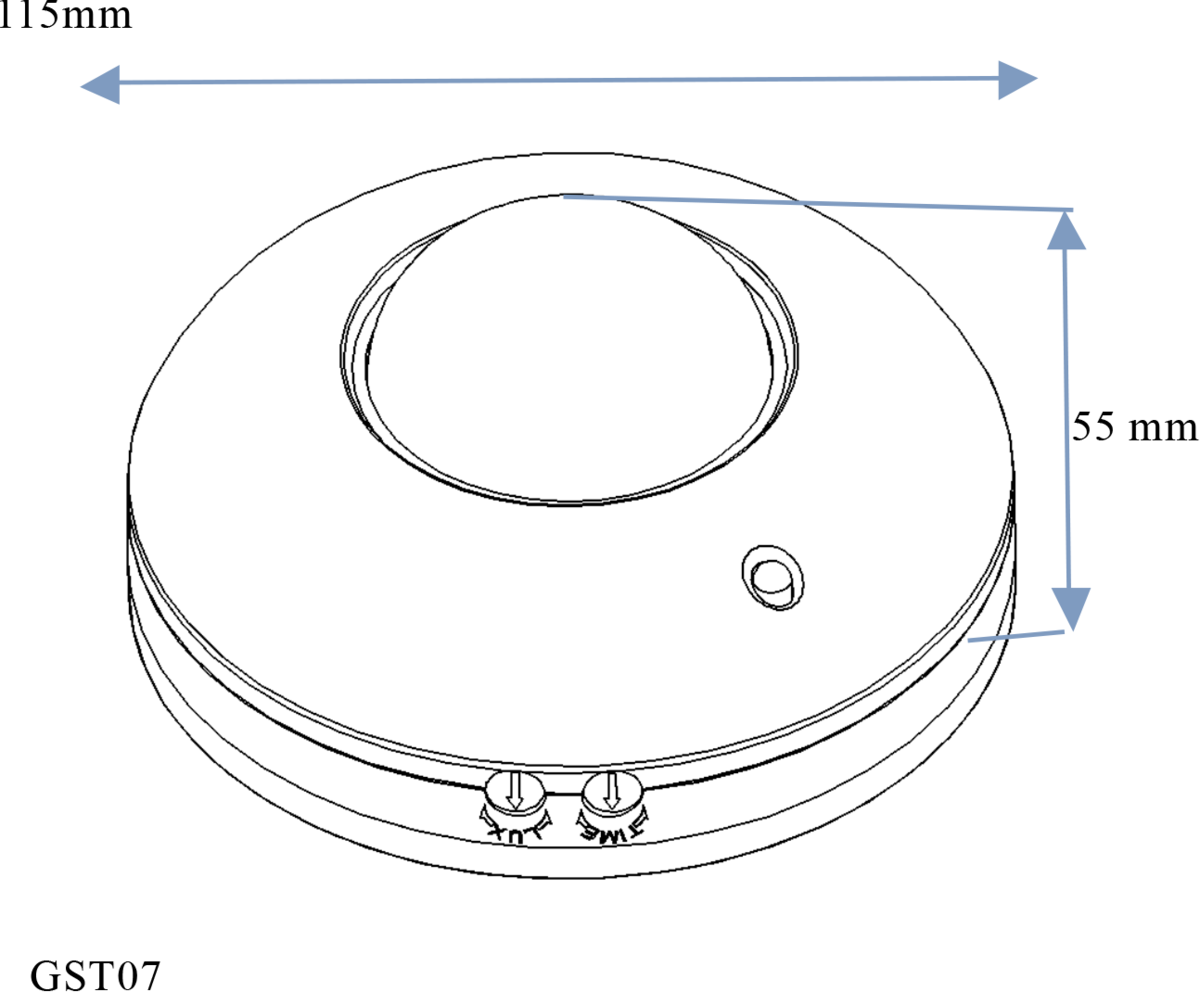 Knightsbridge IP20 360° PIR Sensor - Surface Mounting