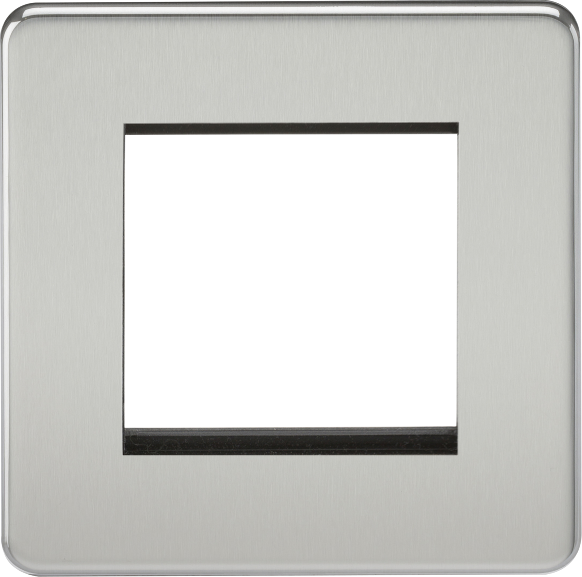 Knightsbridge Screwless 2G Modular Face Plate Frame Switch Socket