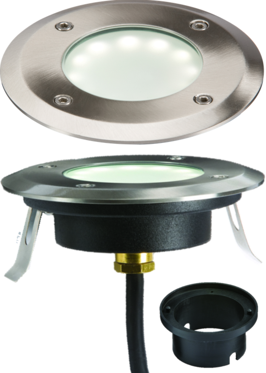 Knightsbridge 230V IP65 1.7W  LED Ground Deck Light