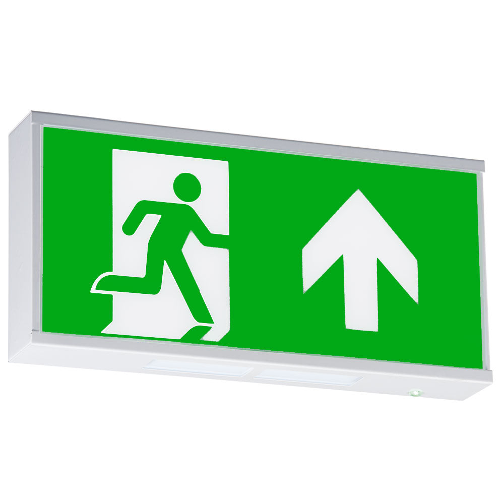 Knightsbridge 230V IP20 Wall Mounted LED Emergency Exit sign (maintained/non-maintained)