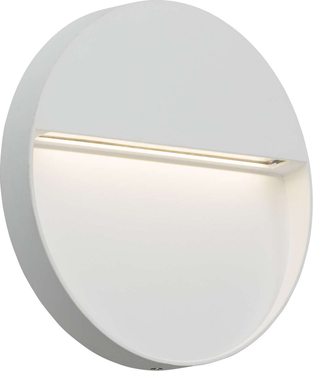 Knightsbridge 230V IP44 LED Round Wall/Guide Light