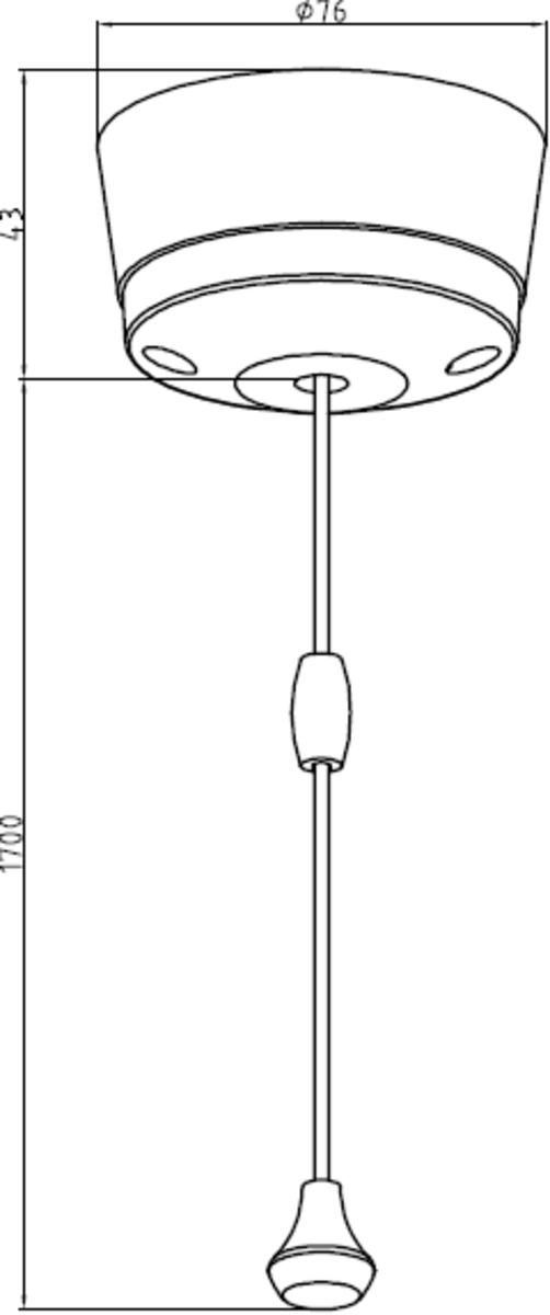 Knightsbridge 10AX 1 and 2 Way Pull Cord Switches