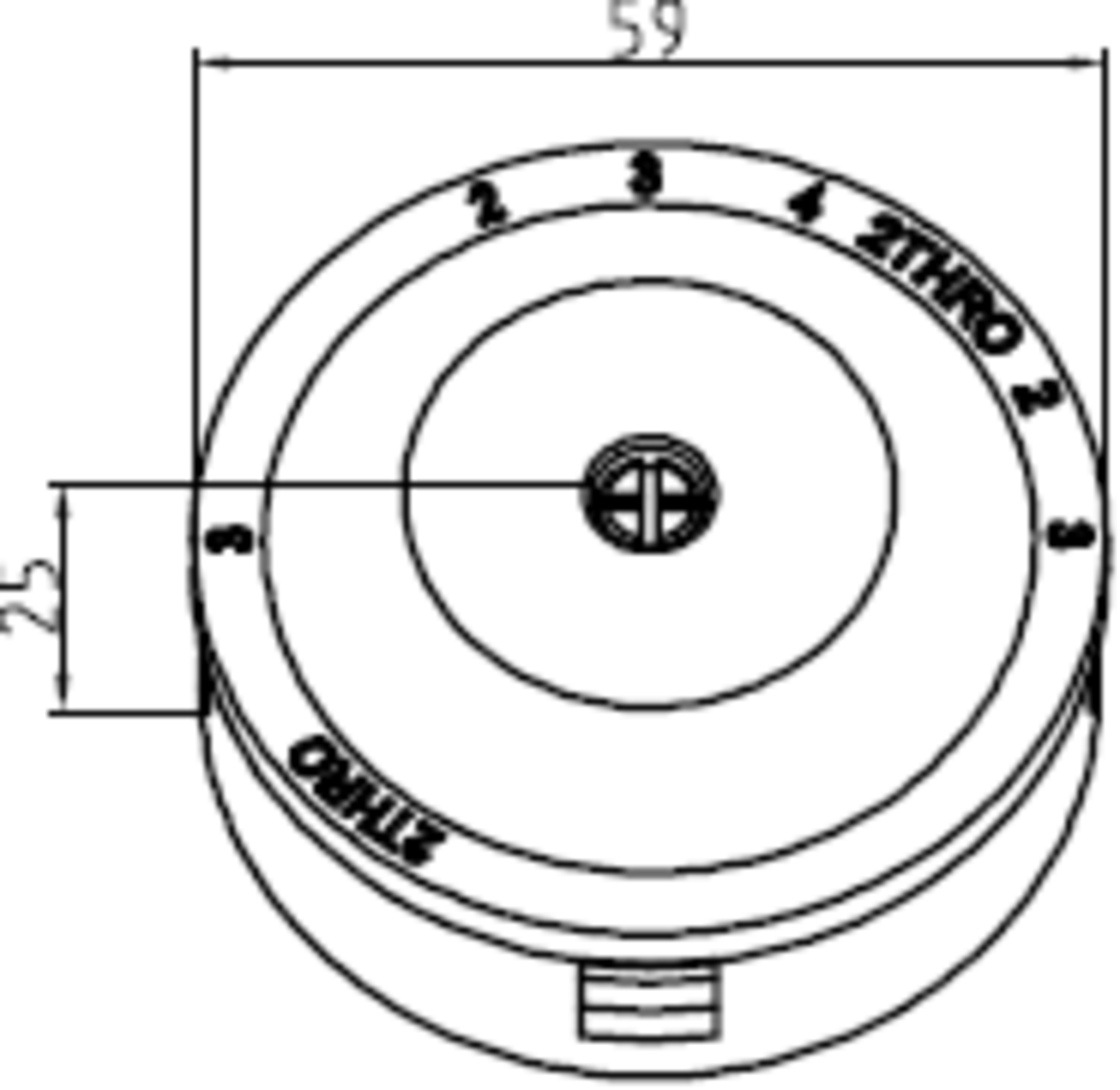 Knightsbridge 5A Junction Box 4 Terminal 59mm Round