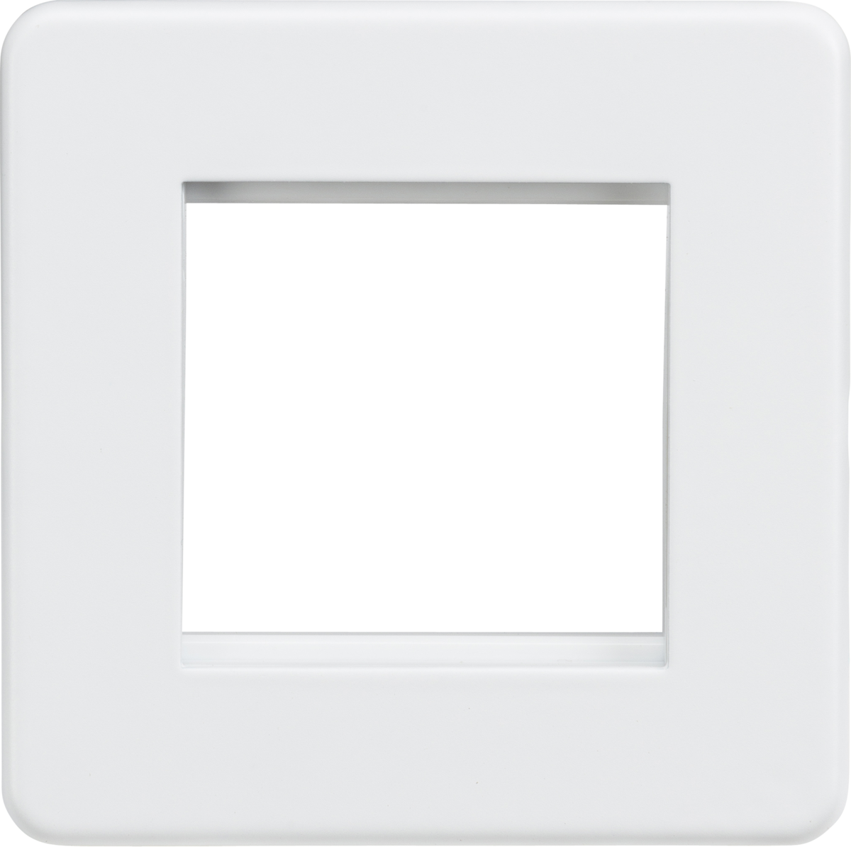 Knightsbridge Screwless 2G Modular Face Plate Frame Switch Socket