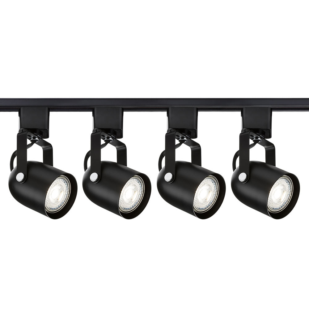 Knightsbridge 1M - 5M 230V GU10 Track Spot Light Single Circuit Rail Lighting Adjustable TRKSP9ABC