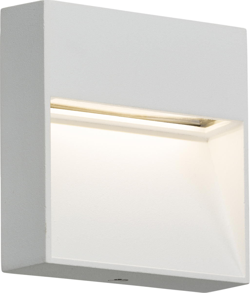 Knightsbridge 230V IP44 LED Square Wall/Guide light