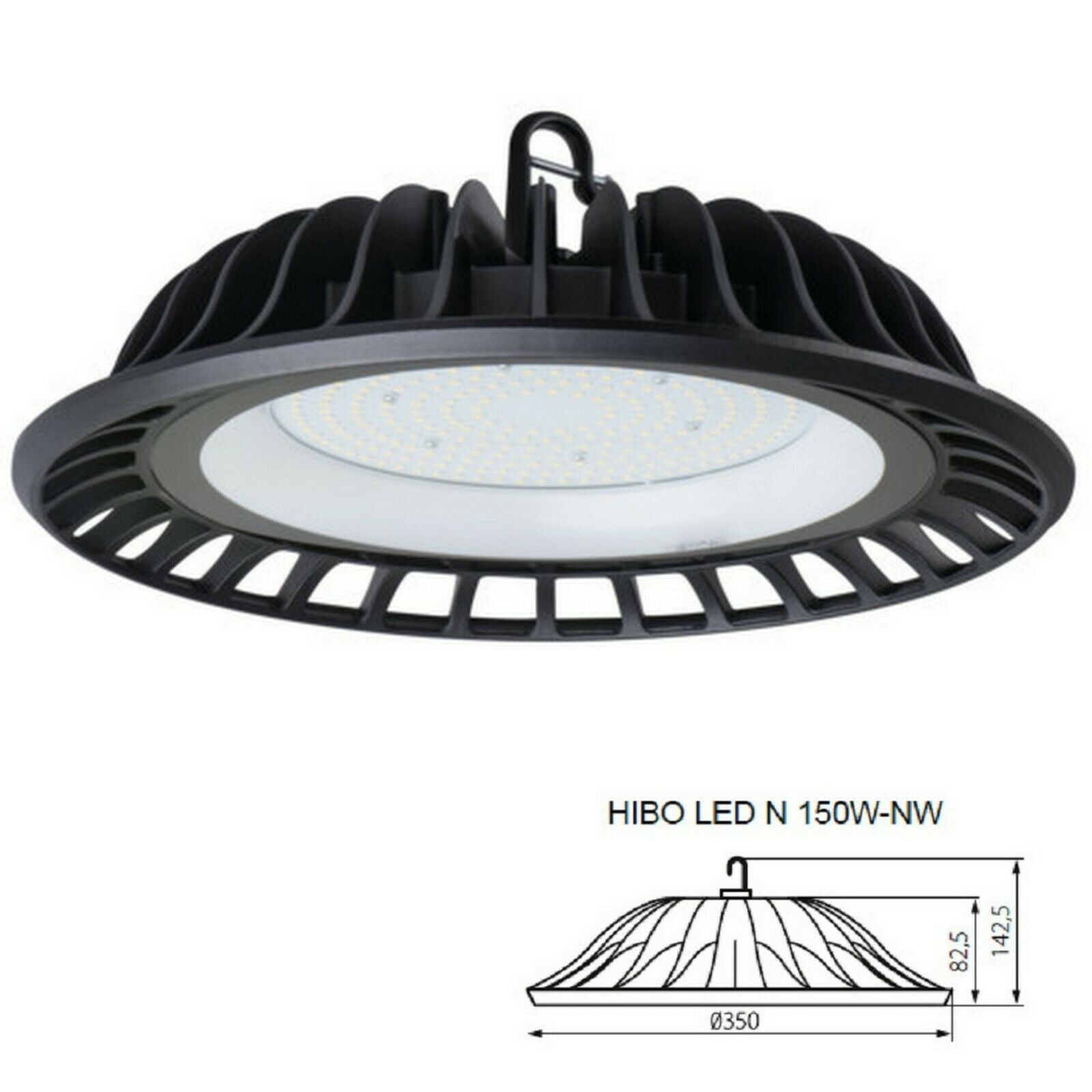 Kanlux HIBO LED Hibay High Low Hi Bay UFO IP65 Warehouse Light Bright Lumen