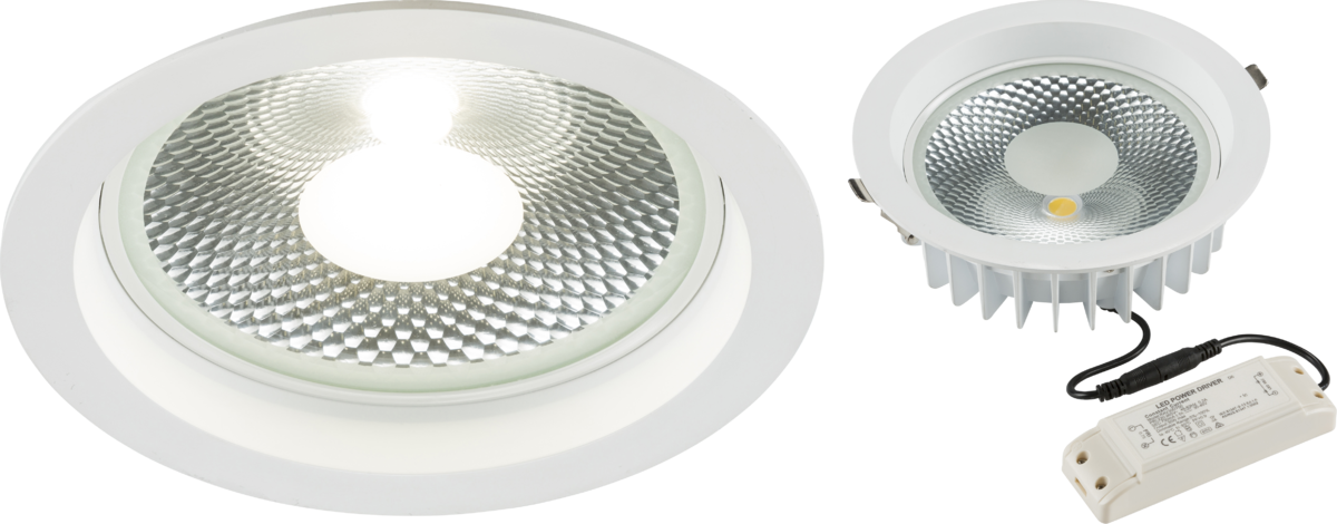 Knightsbridge 230V COB LED Recessed Commercial Downlight 4000K