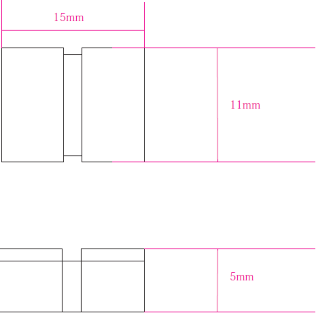 Knightsbridge 12V / 24V LED Flex Connector - Pack of 2 - Single Colour