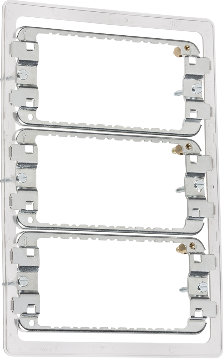 Knightsbridge Grid Mounting Frame For Screwless Face Plates