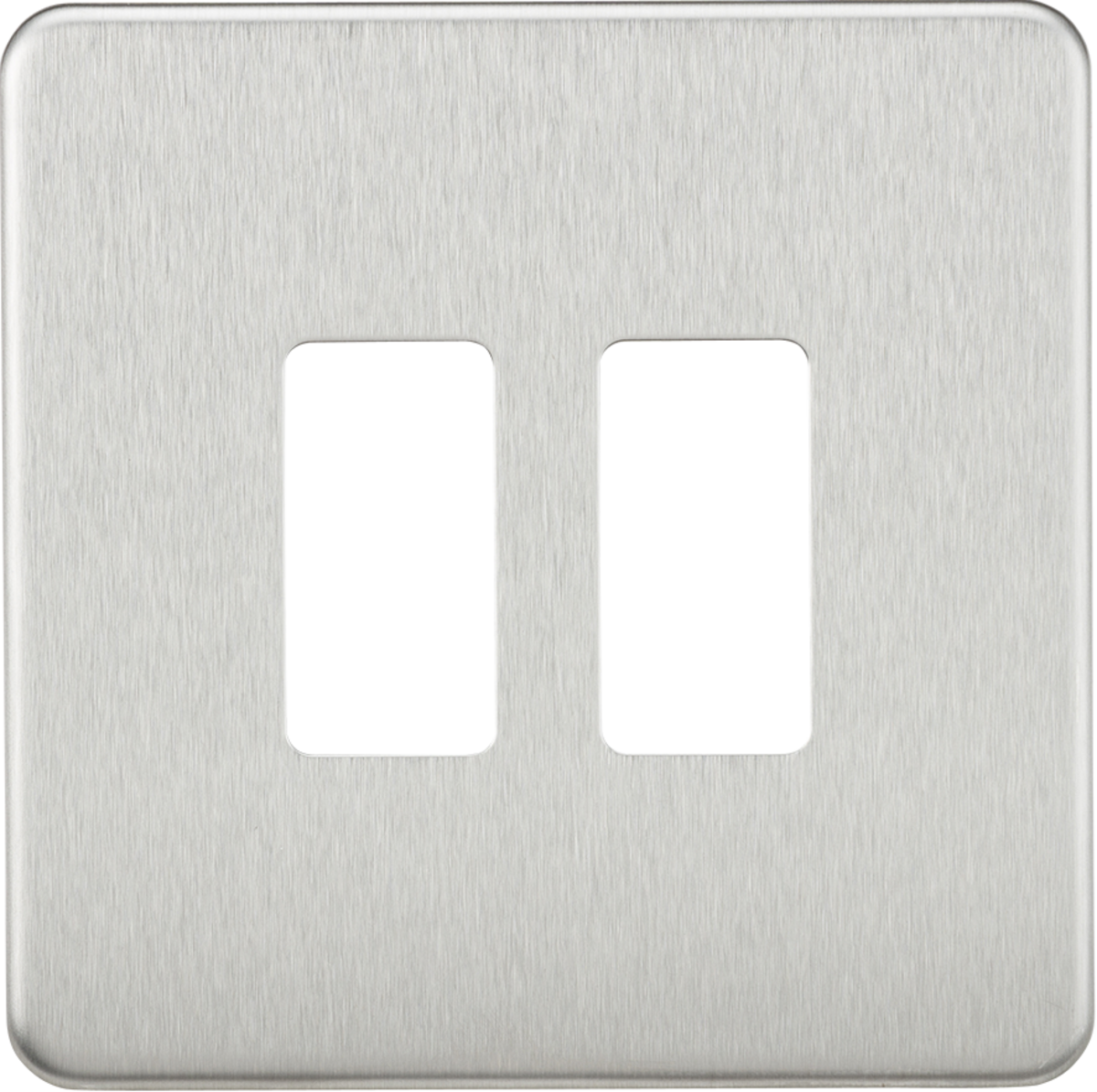 Knightsbridge Grid Modular Faceplate For Screw;ess Switches and Sockets Range