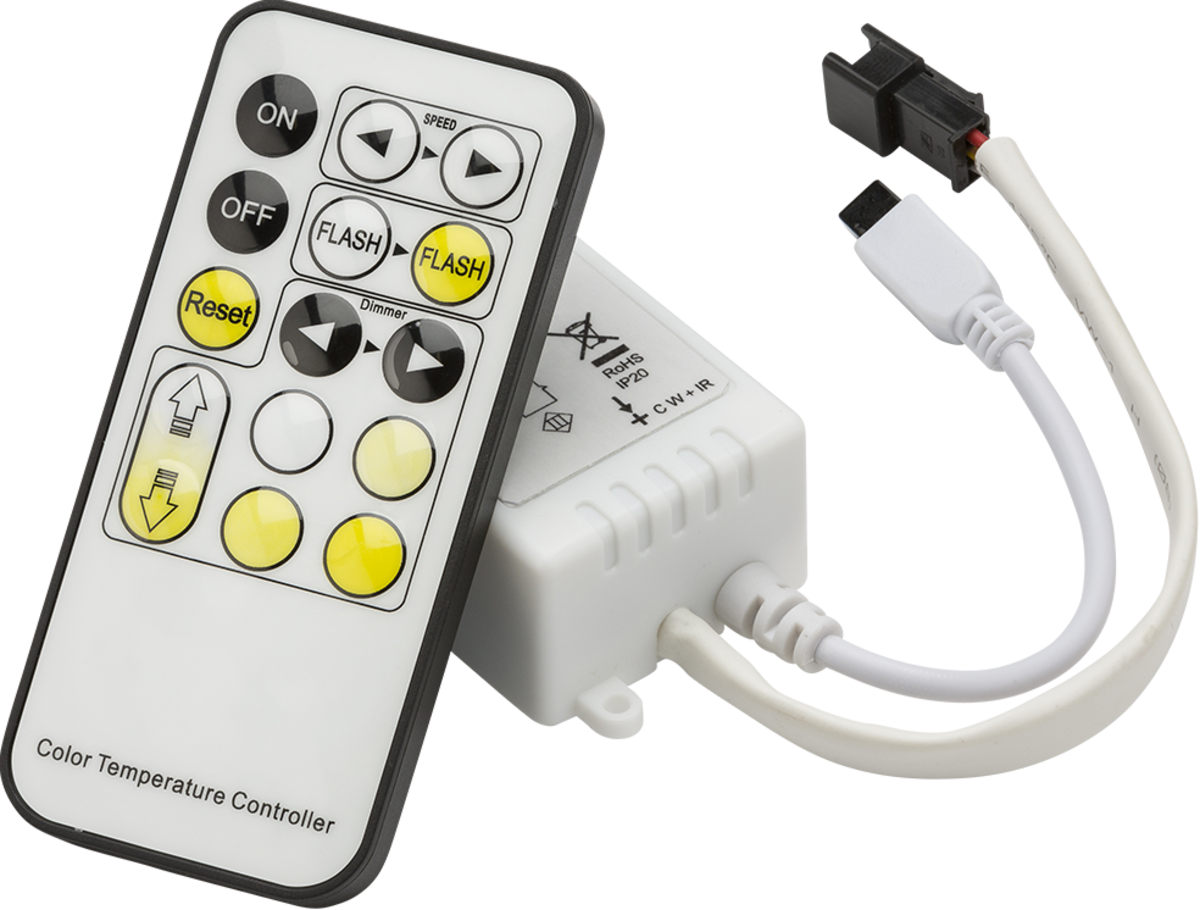 Knightsbridge 12V / 24V IR Controller and Remote - CCT