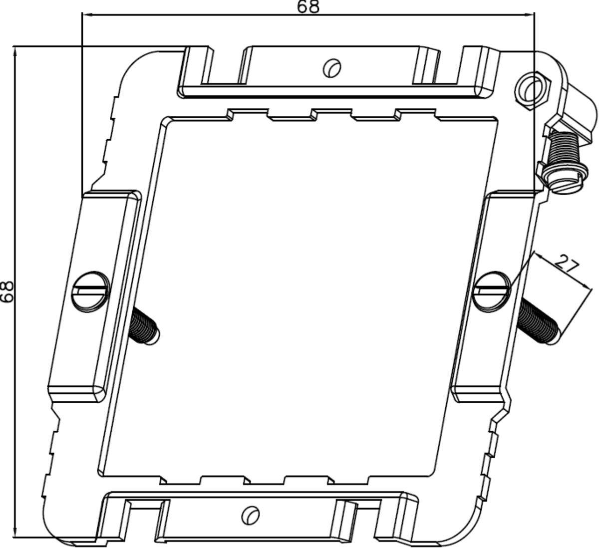 Knightsbridge 1G-2G-3G-4G Mounting Frames