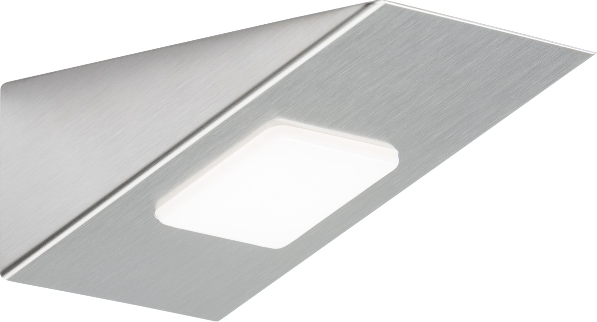 Knightsbridge 12V DC 3W LED Rectangular Under Cabinet Light Satin Chrome